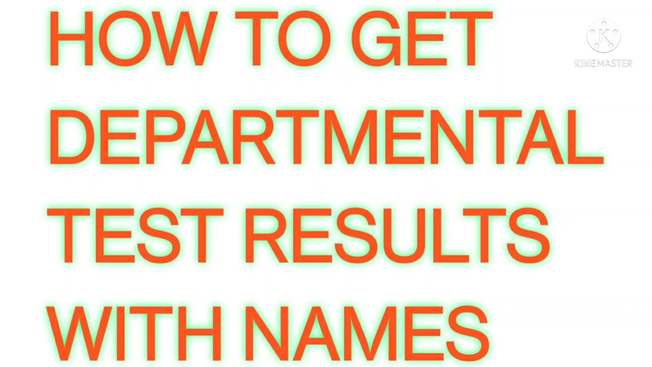 How To Check Your Departmental Semester Results