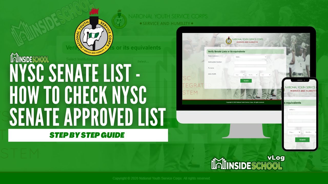 How To Resolve Missing Name On NYSC Senate List